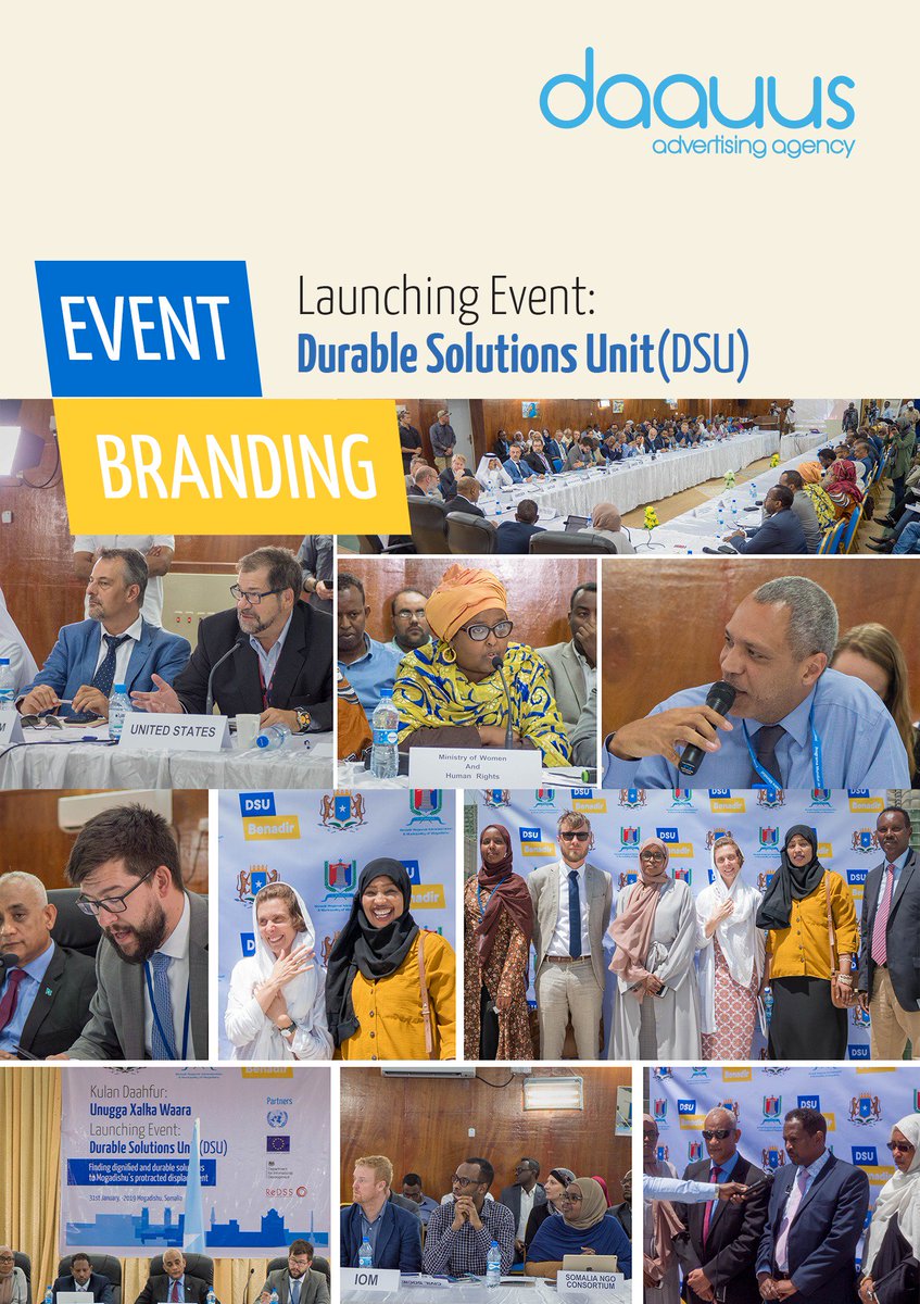 We know how to make your event successful. This is how we helped @DSUBenadir launching event.

See more >> behance.net/gallery/757831…

@IOM_Somalia @hodansomali @engyarisow @MoHADM_Somalia @Cantoobo @MunicipalityMog #Daauus #AwardWinningAgency