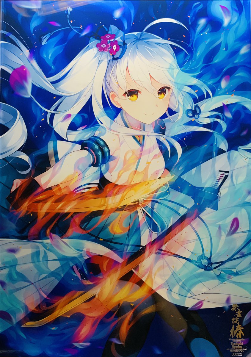 絆きらめく恋いろは　朱雀院椿メタライズアート 絆きらめく恋いろは-椿恋歌-」キャンバスアート 06 朱雀院 椿