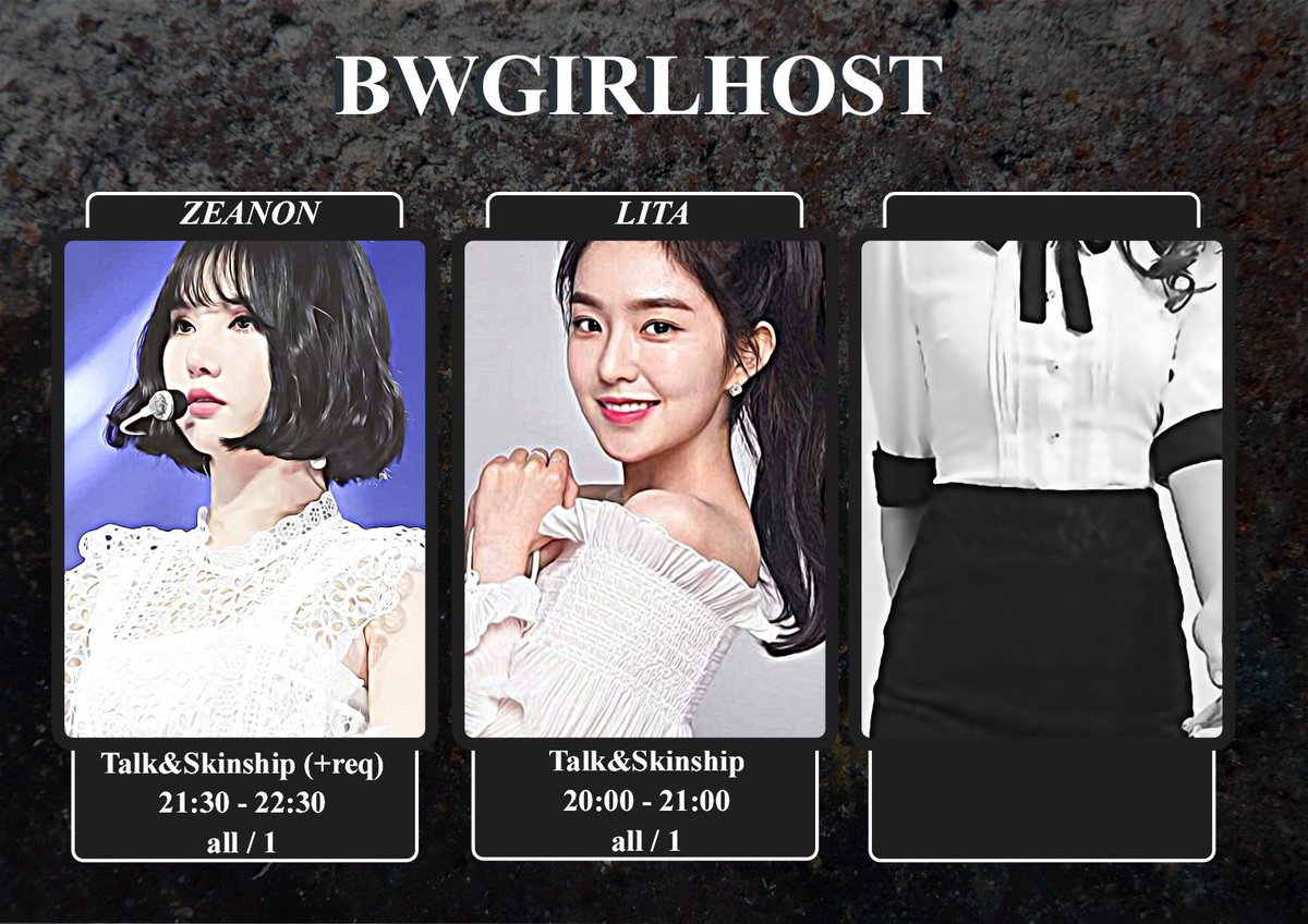 ✨ หยุด — BWGIRLHOST tweet media