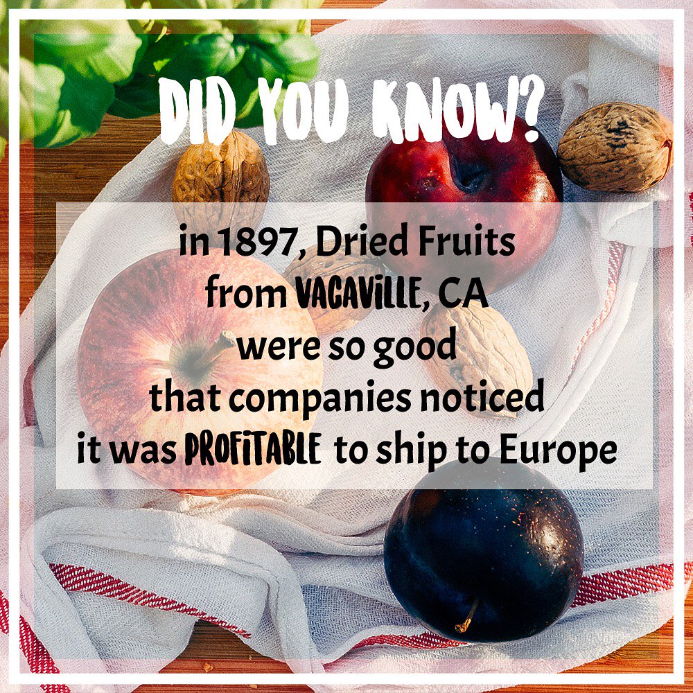 gourmet_nuts's tweet photo. 🍎🍑Vacaville, California has been at the center of the American Production of dried fruits. Learn more about the history of nuts in our latest blog post: 
https://t.co/N05679LWgh https://t.co/g126NNaaDV
