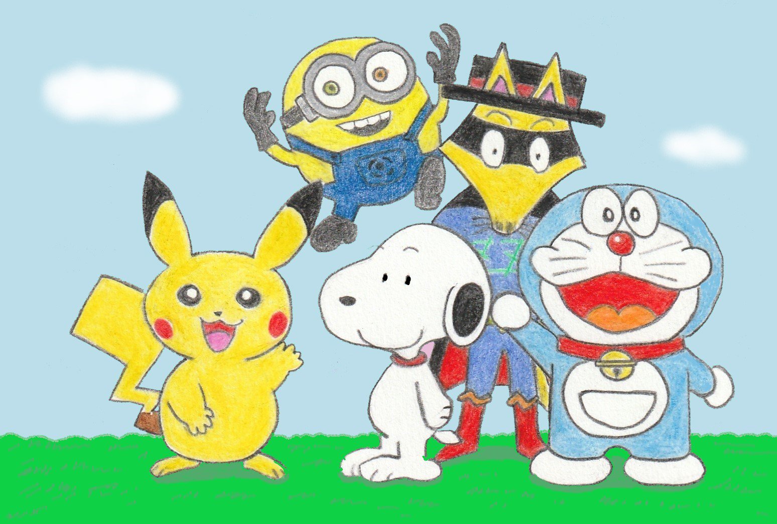 تويتر Sima على تويتر 黄色多め イラスト スヌーピー ピカチュウ ドラえもん ミニオン 怪傑ゾロリ Illustration Snoopy T Co X14ld7qw4m