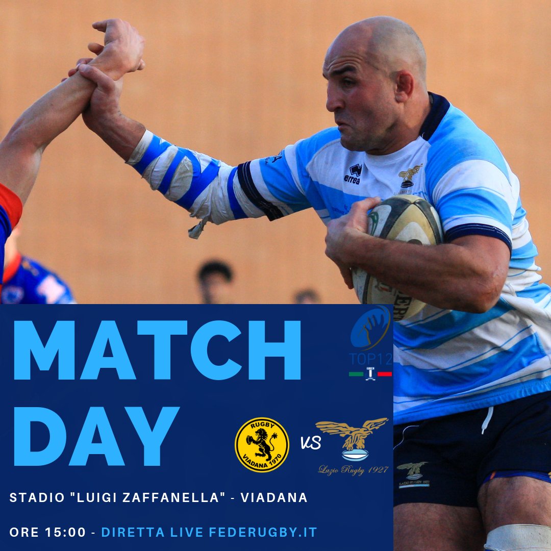 🔵#MATCHDAY!

I biancocelesti tornano in campo e sfidano in trasferta il Rugby Viadana 1970

Forza ragazzi, FORZA LAZIO!