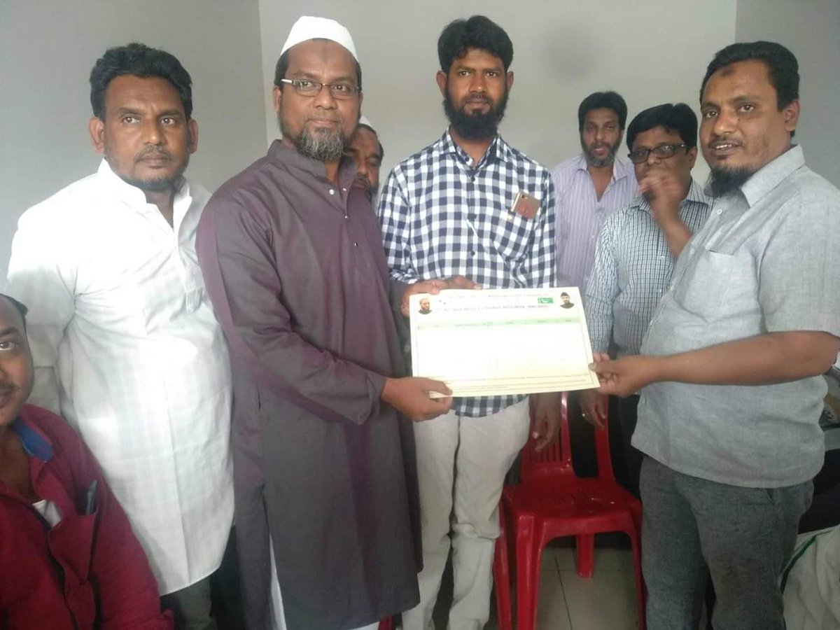 Syedmosu's tweet photo. #Tamilnadu_State General Body Meeting held at  #Vaniyambadi 
 #SDPI Town Secreatry #Taque Ahamed Sahab Joined #AIMIM Party In presence of Vakeel Mohammed Hamdan Sahab at Vaniyambadi along with #Tamilnadu State JoInt Secreatry Imthiyas Aimim Sahab and Vnd MIM Caders @asadowaisi https://t.co/0cKtEtj2jZ