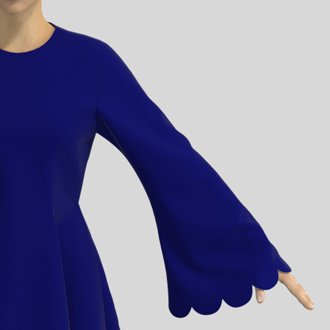 服の作り方と型紙うさこの洋裁工房 スカラップの縁取り模様を入れる方法を図解しました カーブがきついとバイアステープでも難しいので 別の布を切って貼り付けるのが楽でかつきれいでいいと思います T Co Ngkfsuf7im