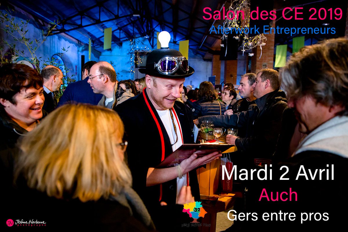 GEntrepros's tweet image. Quelle bonne idée!! Gers entre Pros reconduit son désormais incontournable salon des Comités d'Entreprises et son très attendu Afterwork entrepreneurs
Retenez dès à présent la date du 2 Avril à la maison de Gascogne à Auch!
Restez connecté, il y a de grosses surprises à venir ;-)