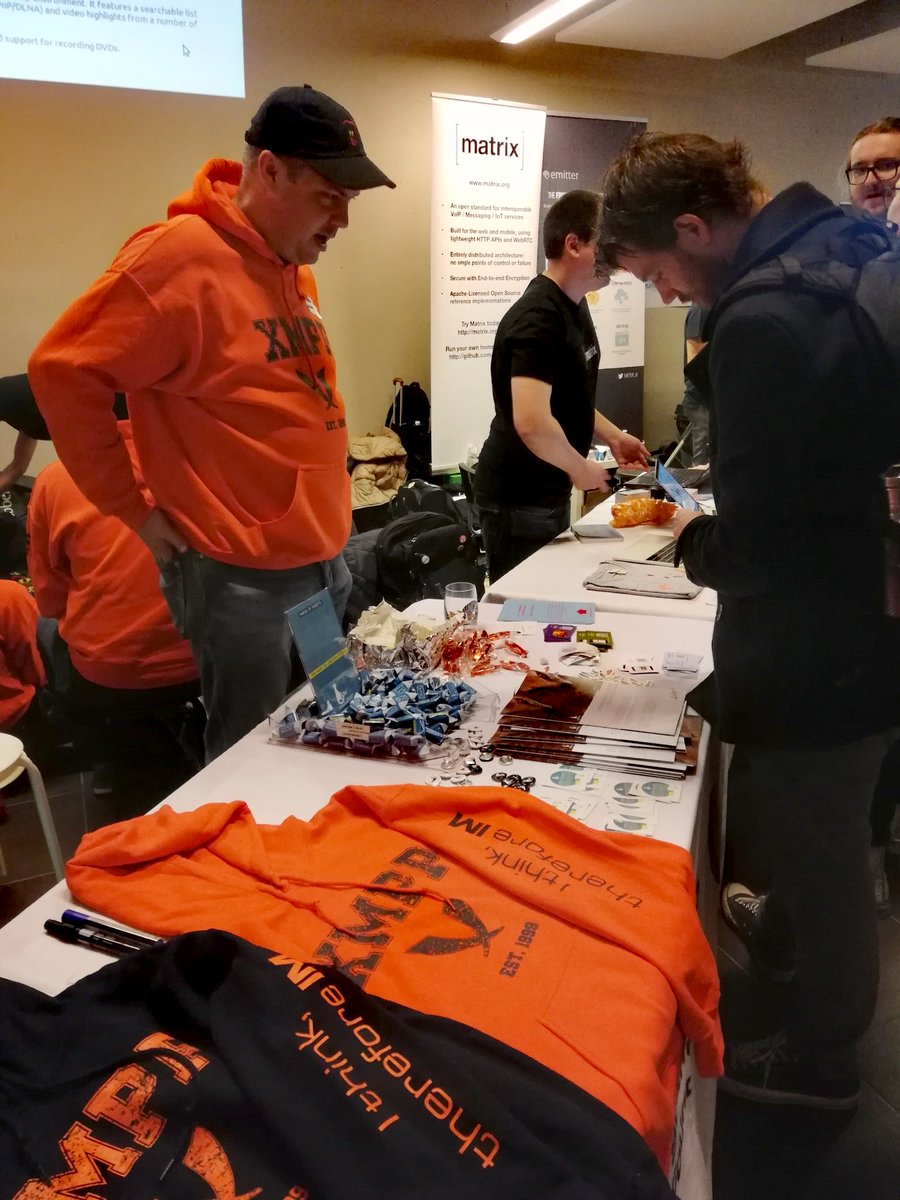 MongooseIM's tweet image. We are back to #FOSDEM today! If you are around, come to the Real-Time Lounge and say hi #MongooseIM #fosdem19 #RealTime