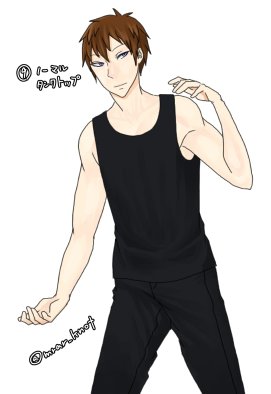 タンクトップのtwitterイラスト検索結果 古い順