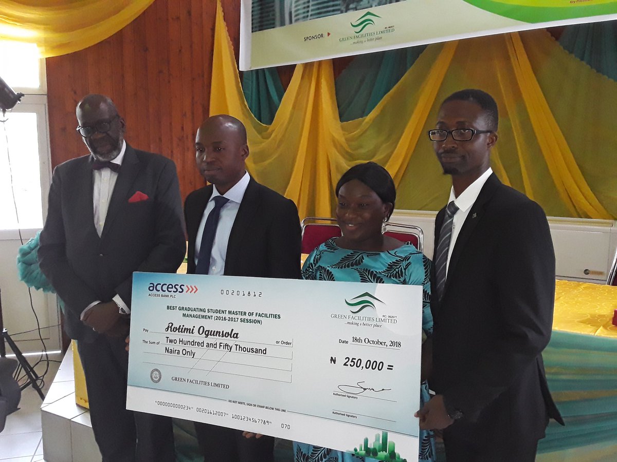 Facilities Management in Nigeria needs support and we do this every year as we have partnered with University of Lagos to promote excellence in the built environment <a href="/USGBC/">USGBC</a> <a href="/IWFM_UK/">IWFM</a> <a href="/SustyVibes/">SustyVibes</a> <a href="/IFMAFMCC/">IFMA FMCC</a> <a href="/inya01/">Inya Ode</a> <a href="/fmtalk360/">FmTalk 360</a> <a href="/UnilagNigeria/">University of Lagos</a>