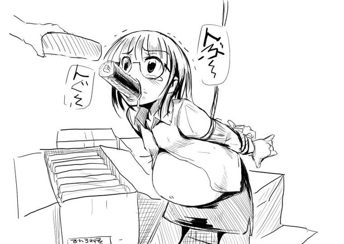 恵方巻在庫の責任を取らされる発注担当者の図('・ω・`) 