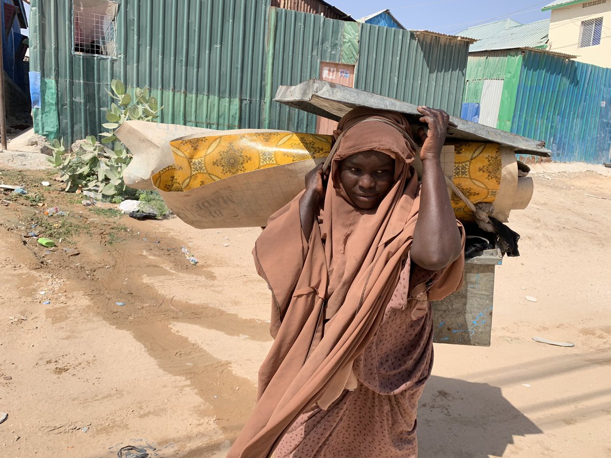 Somali mothers are committed to feed their children.They often work hard ev...
