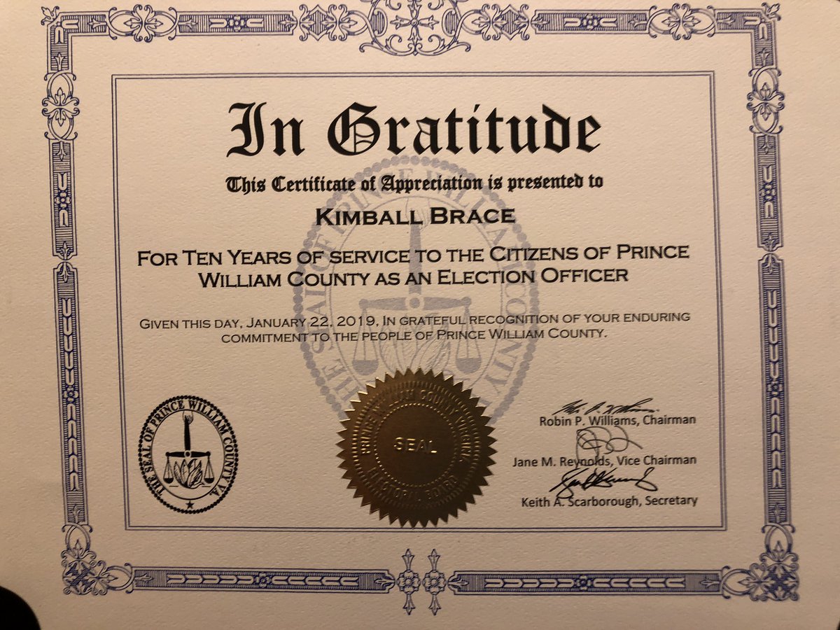 10 years as one of those gray-haired poll workers