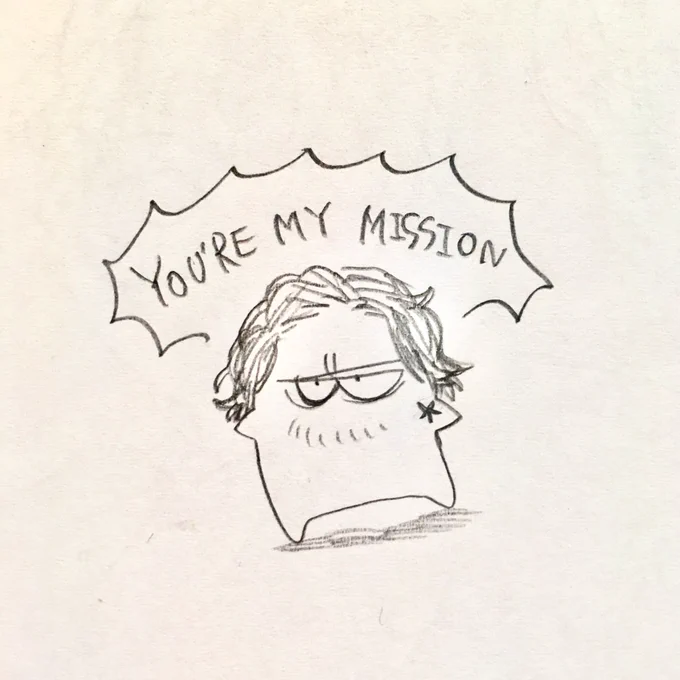 なんにも考えずに描いた落書きだけど気に入ったので見て... 
