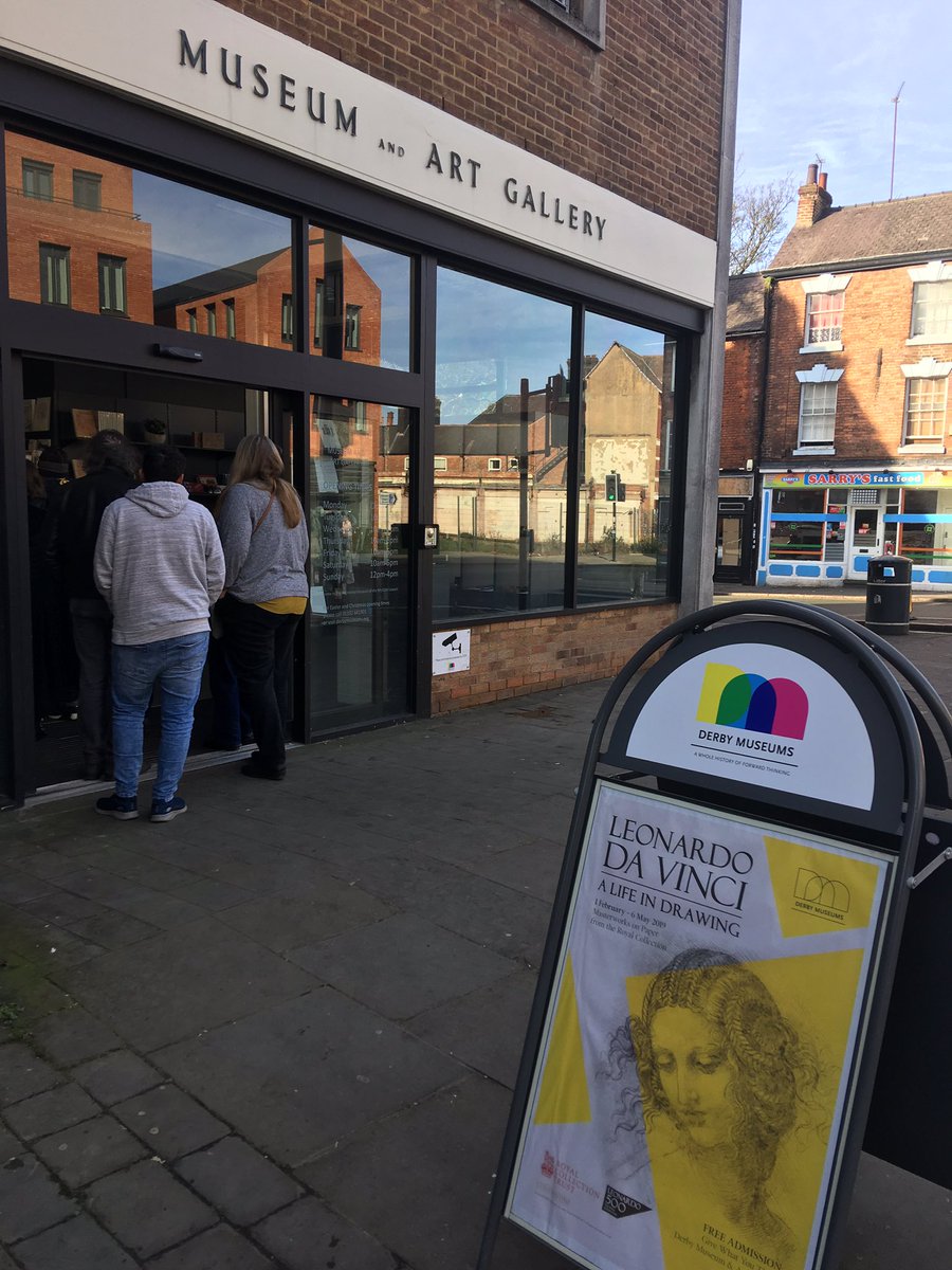 jacklinguist's tweet photo. Get on down to @derbymuseums to see Leonardo Da Vinci’s sketches from the Royal Collection!!! https://t.co/60wmc5jwqp