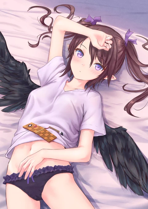 お家でごろごろするはたてちゃん 
