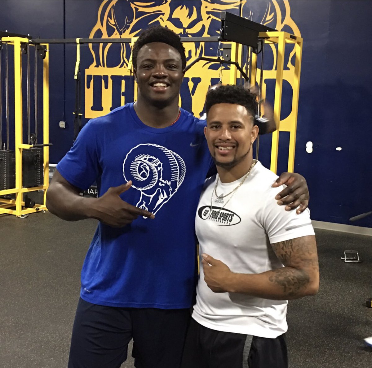 TFordFSP's tweet photo. .@samysosa_3 itβs always been HEAD DOWN AND GRINDING! Super bowl Sunday an I have the honor to watch the young bull eat on footballs biggest stage! Be on the alert for #50 today for LA! Get your money today fam! #FSPDraftClass17 #FSPFamily #WeEating #LevelUp https://t.co/2eEDIfk4Um