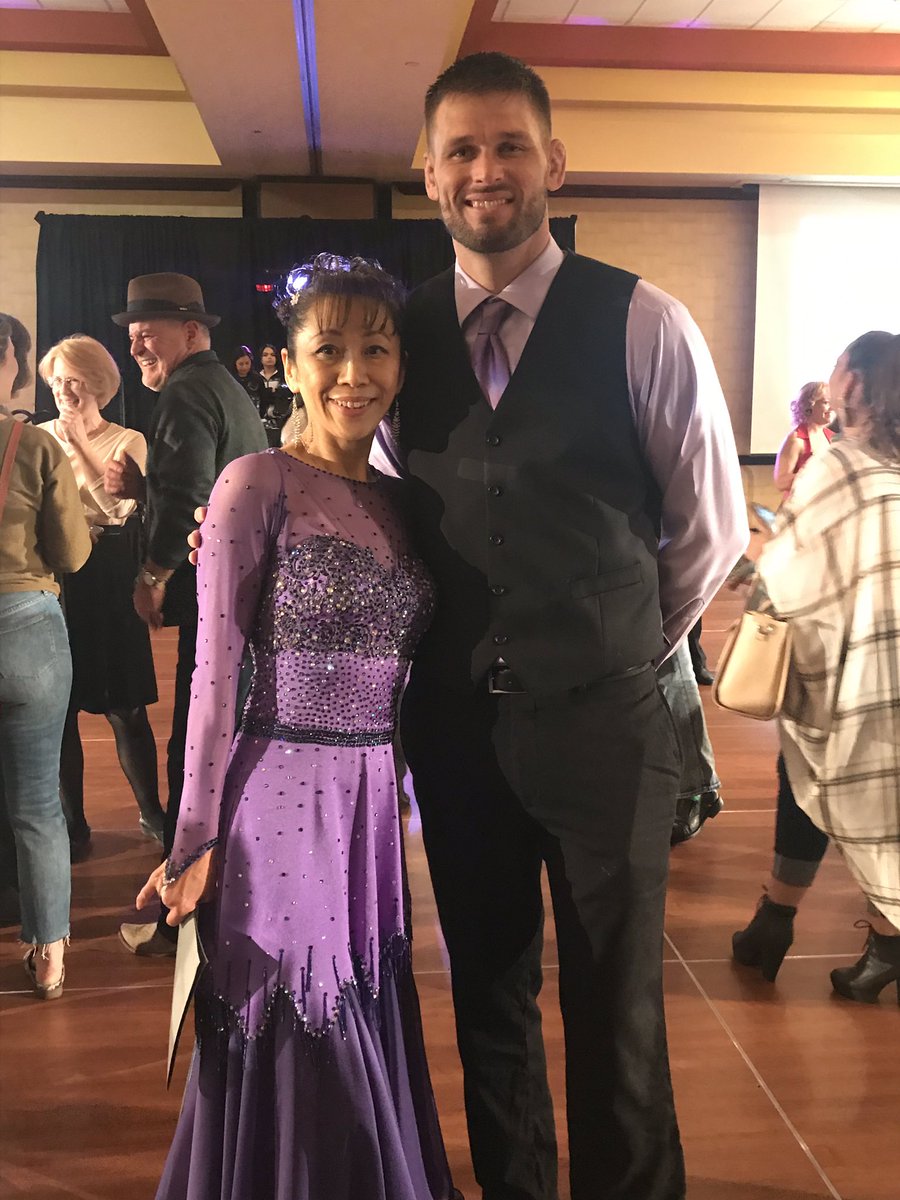 BGonz135's tweet photo. My hubby stepped waaaaay out of his comfort zone yesterday and participated in a Dance Off for a great cause. He did great with not much time to practice. He didn’t place this time but I see a trophy in the near future 😬 😉@MeansTim https://t.co/pYmCfetV0M