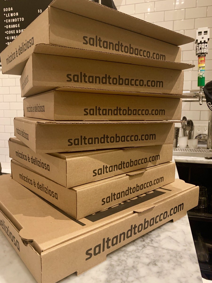 Super Bowl Sunday! All 16” pizzas $16.  Eat-In/Takeout only.  #saltandtobacco #cabbagetown #torontopizza #superbowl2019
