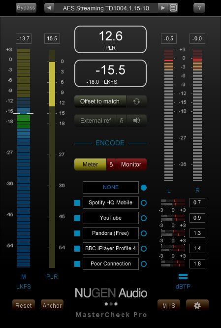 hi_hack's tweet photo. Recientemente encontré un Vst llamado MasterCheck de Nugen Audio bastante interesante, te ayuda a revisar los problemas de tu track en tiempo real de como se escucharan en las plataformas digitales, sobre todo en Spotify y solo 199 USD https://t.co/VaL6zZwphG
