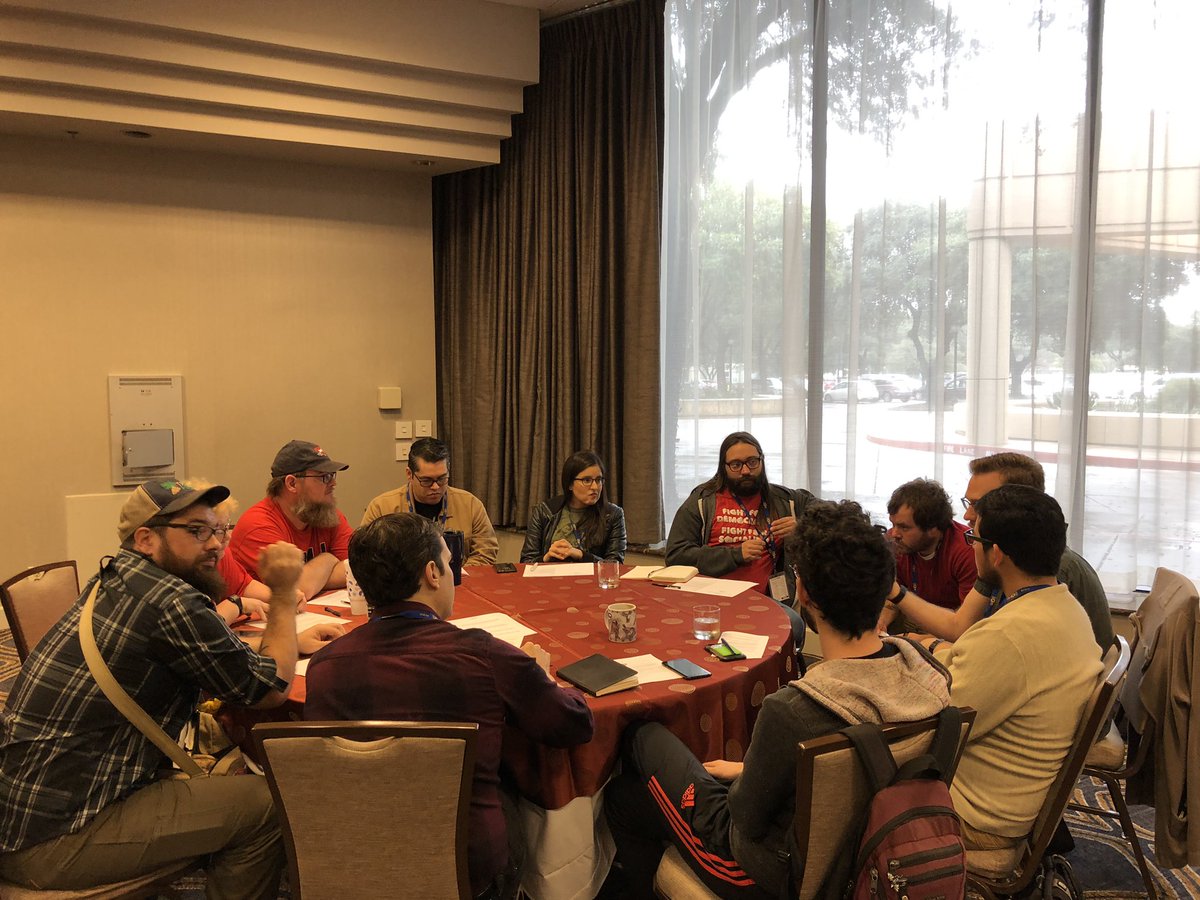 MontserratforTX's tweet image. Austin YALL breakout session ORGANIZING!! @AFLCIONextUp @TexasAFLCIO #TXYALL #IgniteTheFight