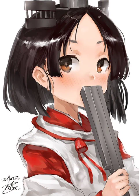 ショート日進

#艦これ版深夜の真剣お絵描き60分一本勝負
#艦これ版真剣お絵描き60分一本勝負_20190203 
