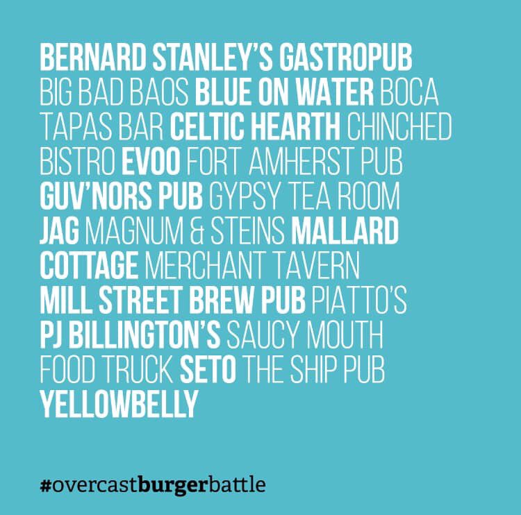 SaucyMouthTruck's tweet image. YOU GUYS THERE ARE SO MANY WICKED BURGERS OTG 🍔Hope you get out &amp;amp; try them all! You can vote for your fav in the #OvercastBugerBattle: theovercast.ca/overcast-burge… 🌱 Ps- there’s two non-meat options this year: #SaucyMouth &amp;amp; @EVOO_in_the_cy Wouldn’t it be cool if one of us won?!??!