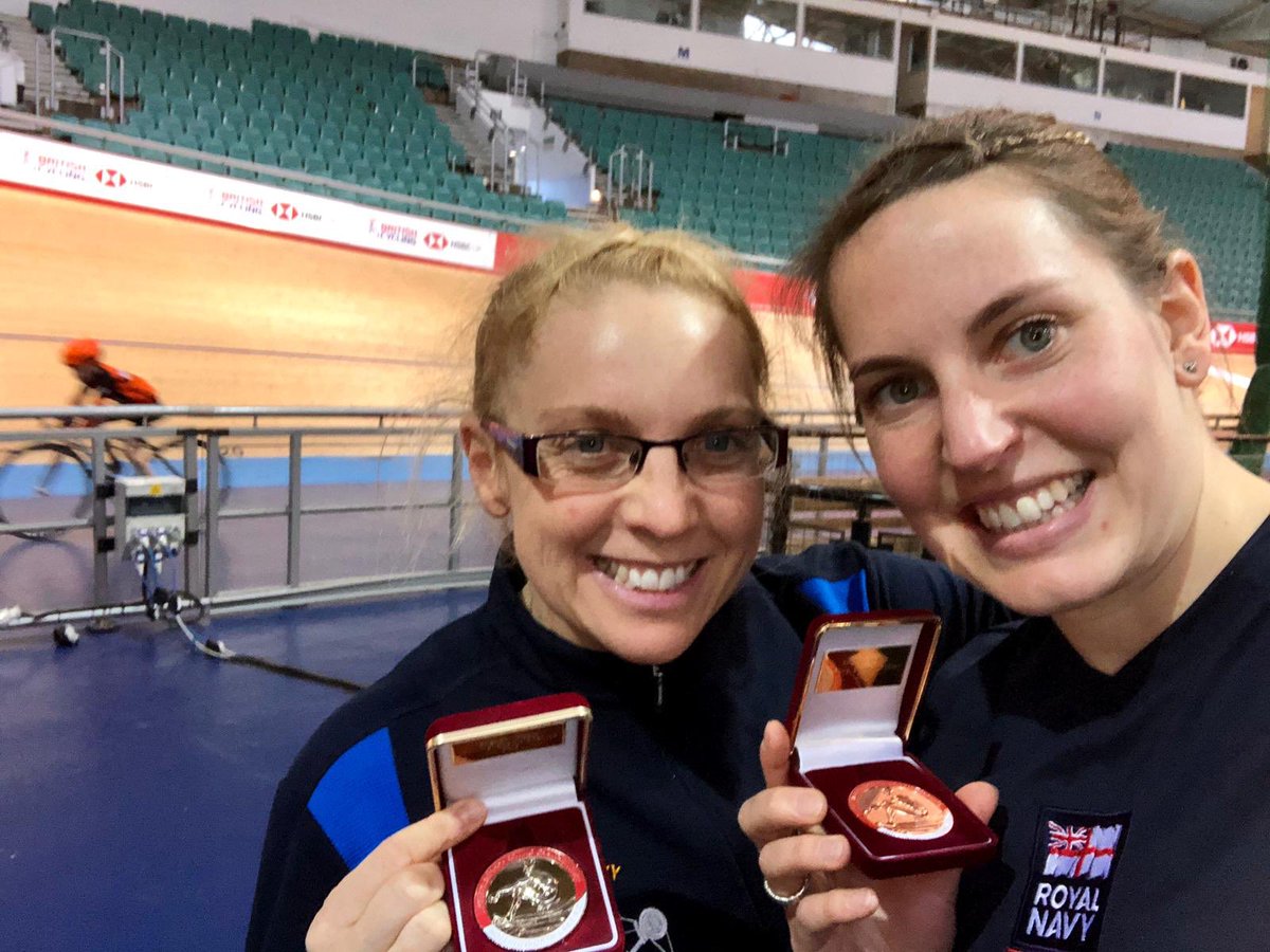 helsbelsrugby's tweet image. So couldn’t find the legs (or lungs) for a PB today, but came away with a 🥈 in the English Champs. Medal time for my roomie too 🥉 Thanks for all the support and love. @ironsailor_  with me all the way. #Thesegirlscan #EIRC #Navyfit