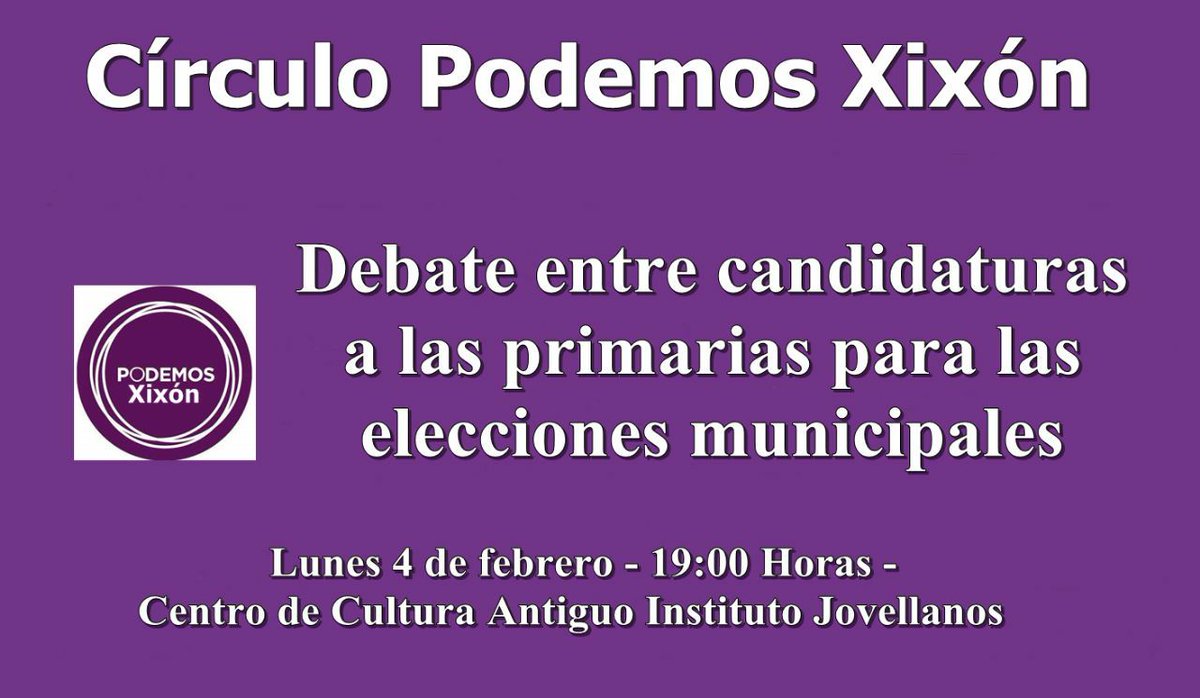 PiensaXixon's tweet photo. Queremos agradecer al @CirculoXixon organizar este debate entre candidaturas, #PrimariasMunicipales2019 nosotr@s siempre acudiremos a su llamada.
#EquipoRosaEspiño 
#PiensaXixón
#RosaAlcaldesa https://t.co/QccPEHhWhl
