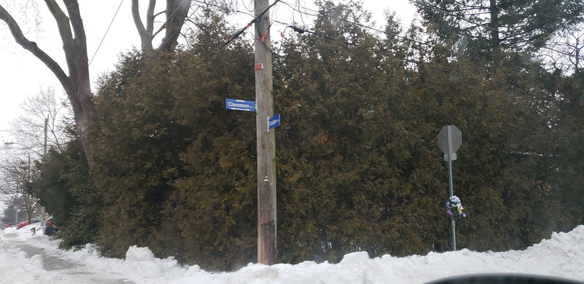 RemiM870's tweet image. This is what you get when you #contractout city services...@311Toronto @cityoftoronto. This is in the direct vicinity of a retirement home and church. Do i need to remind you of the fatality that occured at this intersection? Please do something about my neighborhood...