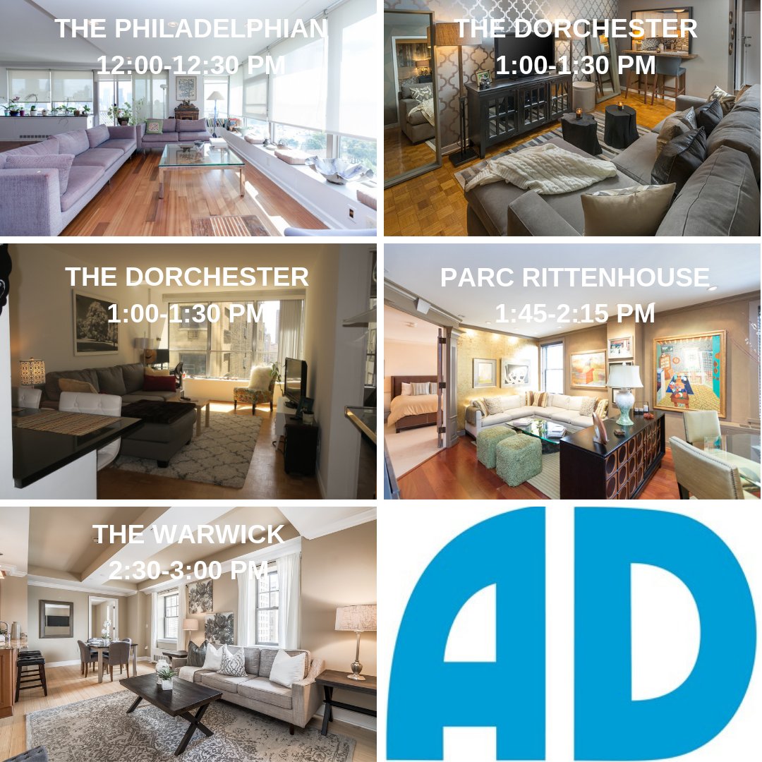 We hope to see you at our open houses starting at 12! Join us at The Philadelphian, The Dorchester, Parc Rittenhouse, and The Warwick. Click the link in our bio for more details. 
.
.
.
#phillyopenhouses #openhouses #philadelphiahomes #luxuryhomes #allandomb #phillyrealestate