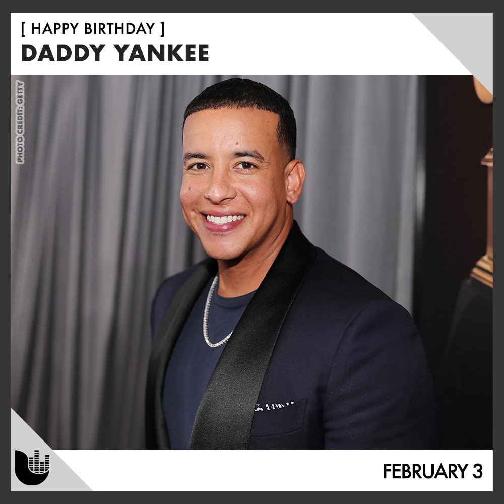 Join us in wishing a happy birthday to Daddy Yankee! 