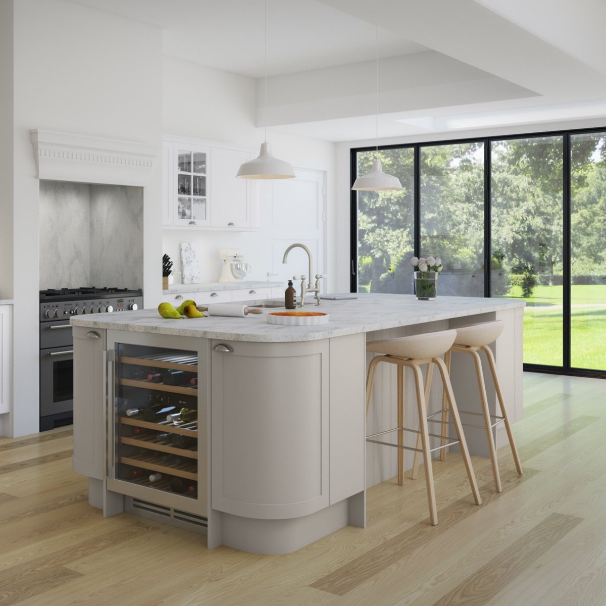 MagnetUK's tweet image. As smooth &amp;amp; comforting as the softest cosy winter jumper to ever touch your skin. Say hello to Cashmere Sweater, one of 20 gorgeous new shades in our #MagnetCreate colour collection. 🎨 Discover the full range here: ow.ly/Eyjb30ntRz9 #ColourSchemes #Kitchens #CreamKitchen