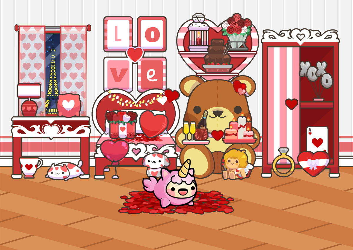 PlatonicGames's tweet photo. #HappyHop 🥰
Valentine's #kawaii room now available!
*until 28th February

Get it now!➡️https://t.co/0rQbq7W1KA https://t.co/tKC867eBXv