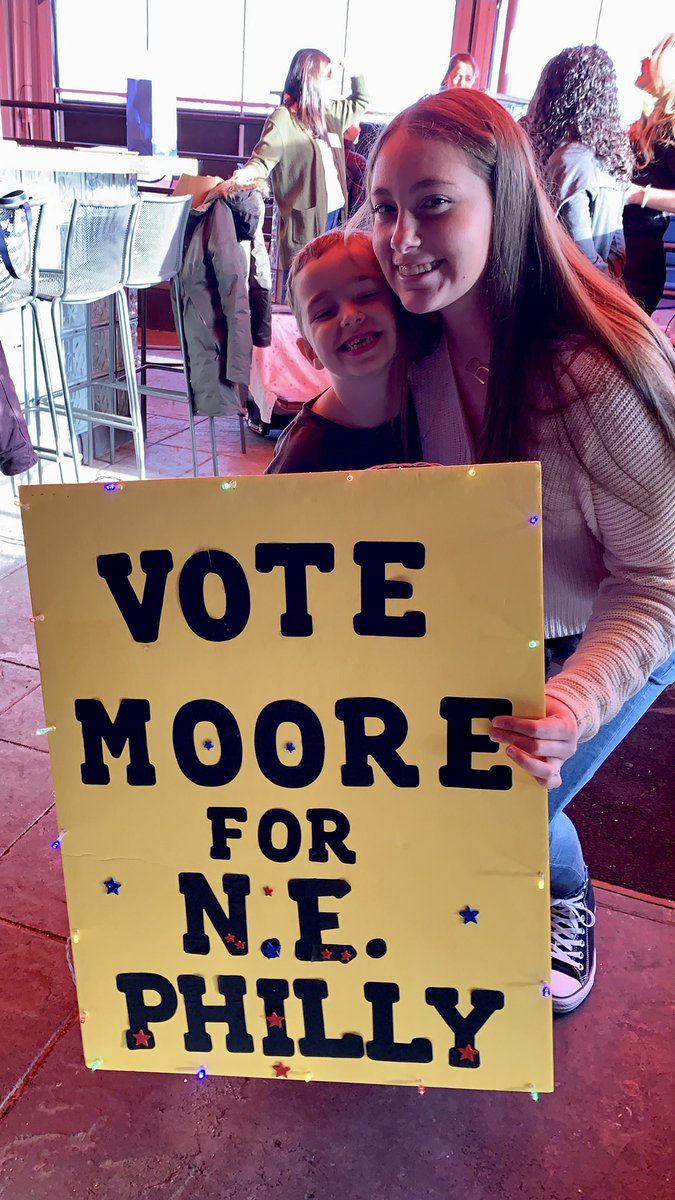 MooreForPhilly's tweet photo. Last night I announced my campaign for city council district 10! Thanks to all who came out and supported me, we are just getting started! #MooreForTheNortheast #MooreForPhilly https://t.co/jkDNoAkmbf