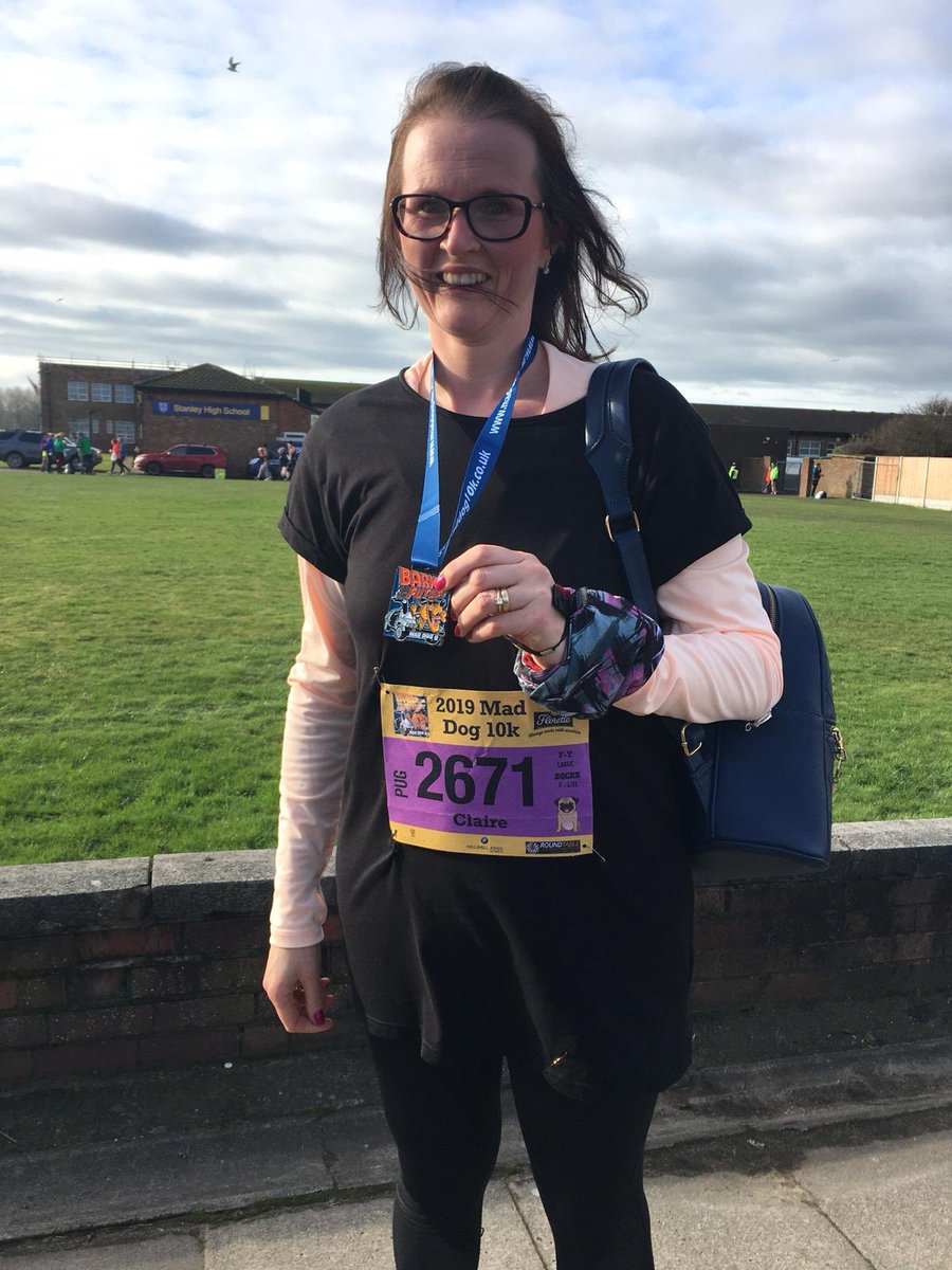 MachmadeLtd's tweet photo. Congratulations to Claire and Steve who ran the Mad Dog 10k today 😊 Both did amazing, Claire completed the race in 1.03.31 and Steve in 43.27 🏃🏻♀️🏃🏻♂️ Claire’s glass of bubbles is definitely deserved 😂#machmade #dyno #maddog10k #running #liverpool #merseyside #plumbing https://t.co/YI89mrePZS