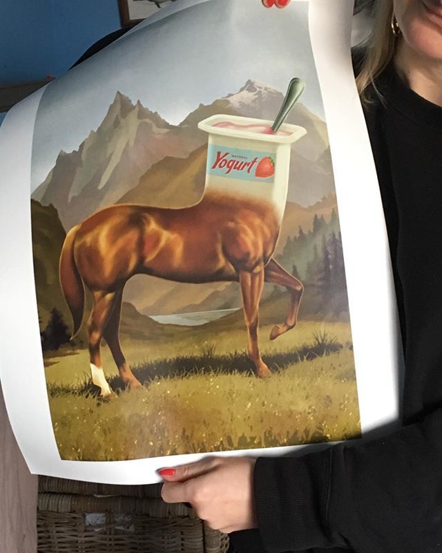 MabbettClothes's tweet photo. How cultured 
#yogurtpotforahead 
#secretsanta
@frick_frack_paddy_whack 
@khmabb https://t.co/A7A6IsoxNx