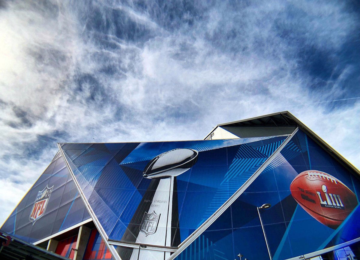 CityofAtlanta's tweet photo. Rise and shine, Atlanta. Partly cloudy skies with a high of 57 for today. @SuperBowl Sunday is finally here! #SBLIII #OneAtlanta https://t.co/bWaI4ElsB9