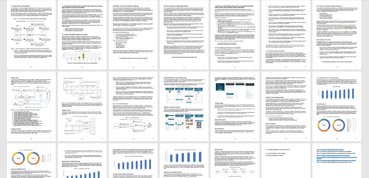 BenzRif's tweet photo. Almost completing the whitepaper. It contains a lot of researches, technical designs and concepts of the vision for AtomicPay.
#whitepaper #blockchain #atomicpay #cryptocurrency #payments #cryptocurrencies #business #technology #startup #bootstrap https://t.co/BkTEBnstAl