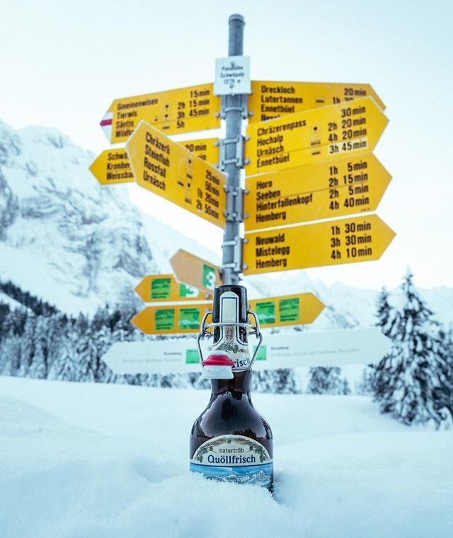 Ein klassisches Bier in einem klassischen #appenzellerland Ort. Danke an @m2b.visuals für dieses wunderschöne Bild!
.
#appenzellerbier #schwägalp #säntis #quöllfrisch bit.ly/2WEoHVp