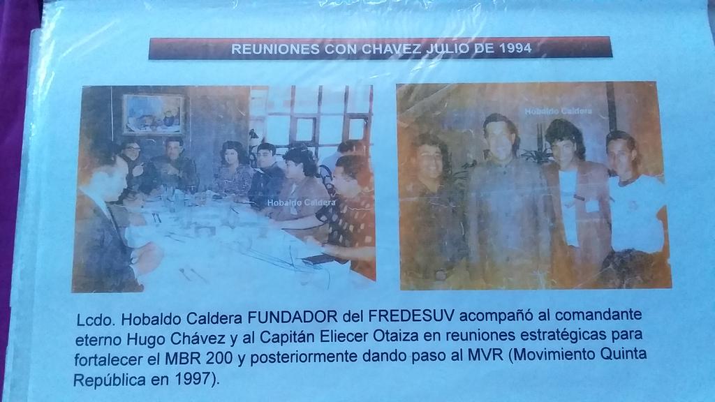 fredesuv1's tweet photo. @NicolasMaduro @dcabellor  gratos momentos comparti al lado del gigante hugo chavez en 1994 en mcbo  eramos pocos para aquel momento   chavez y otaiza honor y gloria sigo el legado al lado de maduro y la revolucion https://t.co/EcPgFKwYLW