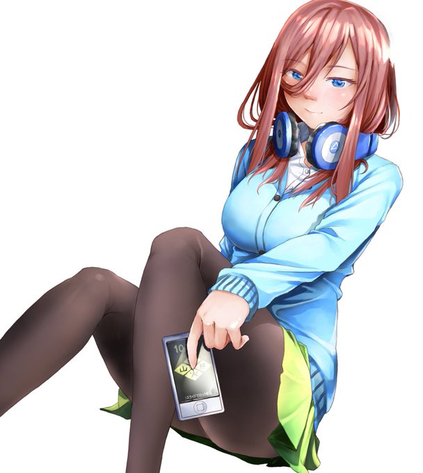 絢瀬あとりさんがTwitterに投稿した中野三玖(五等分の花嫁)のイラスト。