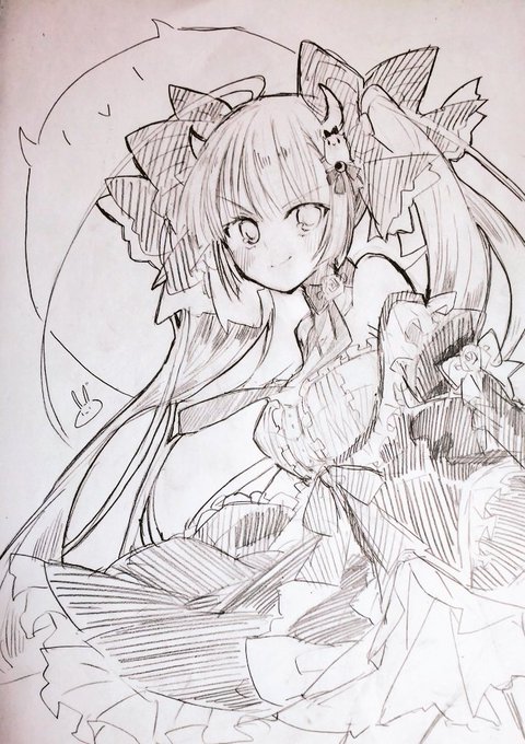 ツインテールの日に上げたかった落書きソフィーナです(о'∀`о) 