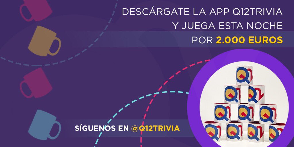 Q12Trivia's tweet photo. ¡#FelizDomingo! 😀 Aún queda fin de semana, así que para celebrarlo aquí tenéis un 🔥 SORTEITO, SORTEITO 🔥 Síguenos en @Q12Trivia, haz un retweet y entra en el sorteo de 2 VIDAS EXTRA 💛💛 y una TAZA QDOCERA ☕️ que te enviaremos a casa 🏠 https://t.co/7XhSu4tN2o