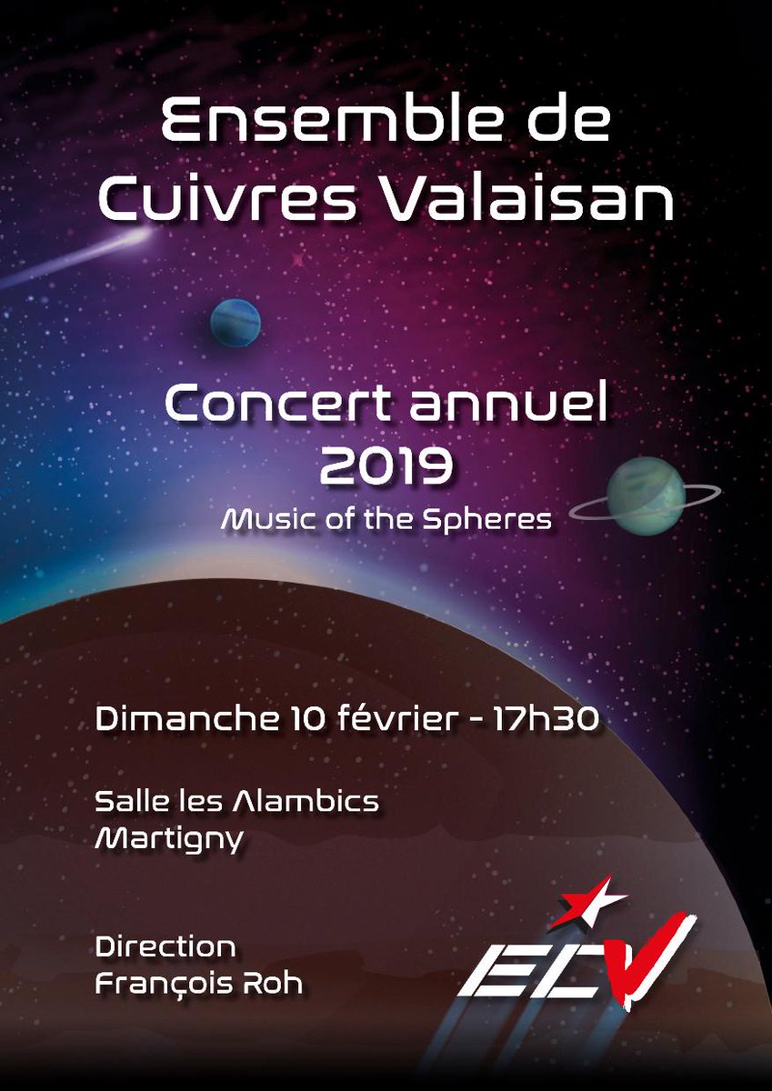 On se réjouit de vous retrouver nombreux dimanche prochain en compagnie de <a href="/ecvbrass/">ecvbrass</a> !