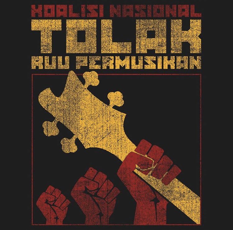 Ya walaupun lagu kami hanya seputar cinta. tp jangan mengkotak-kotakkan musik. KOalisi Nasional TOLak RUU permusikan. #TolakRUUPermusikan