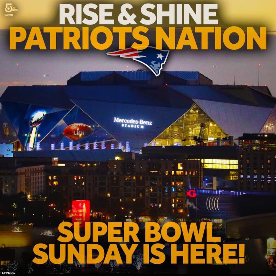 justine_abram's tweet photo. Let’s do this #Patriots #TB12 #gronknation https://t.co/VPnkIRIvyJ