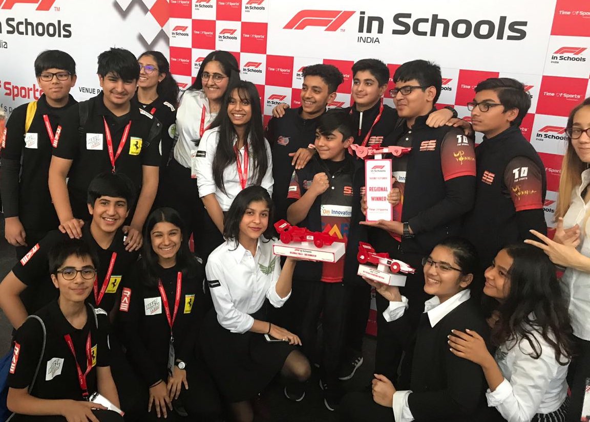 KSThakral's tweet photo. Team @TBS_Delhi So much talent in this picture. Can’t wait to see what’s next in your journey.  #RoadToNationals #f1inschoolsindia #f1inschools #champions #LetsDrive @GrandDash @TeamVenti6 https://t.co/R0p58JsGan