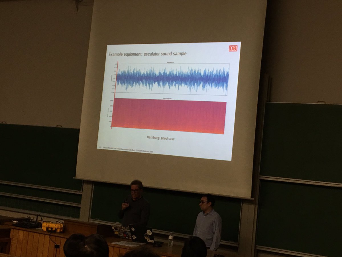 Detecting escalator failures based on  noise waveforms using CNNs - Deutsche Bahn #FOSDEM
