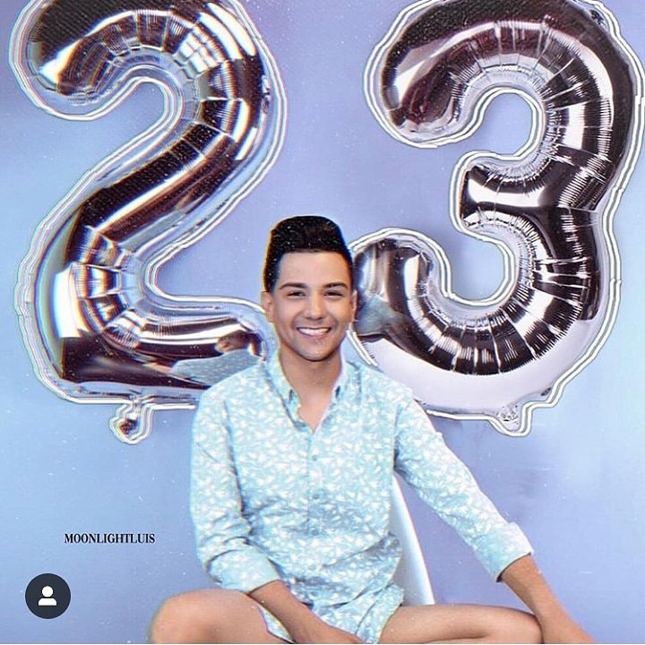 Happy birthday luis coronel I love you so much you are my best singer or ever to all my heart     