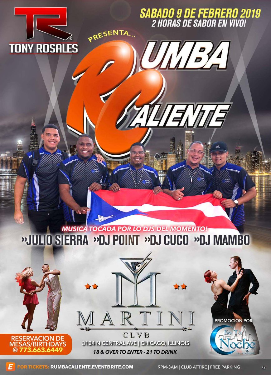 zzaiyash's tweet photo. NEXT SATURDAY AT MARTINI CLUB RUMBA CALIENTE FOR MORE INFO CALL 773-663-6449 https://t.co/kqajKPgfx7