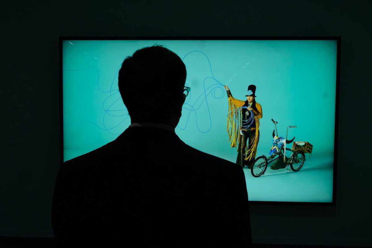 VanArtGallery's tweet photo. Closing today! Last chance to gain a new understanding of #Indigenousart through #DanaClaxton’s emotive works in #FringingtheCube. Tickets available at https://t.co/FptxTC4y7v. https://t.co/Aex0Ychebm